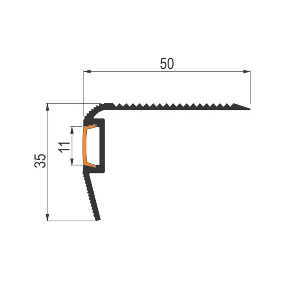 LST LED SM L=3,0m al.profil/EX