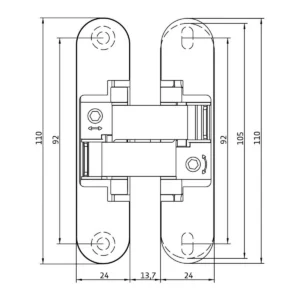 VŠ šarka skrivena 3D AN 150