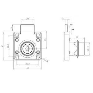 OB D bravica 850 isti ključ SI