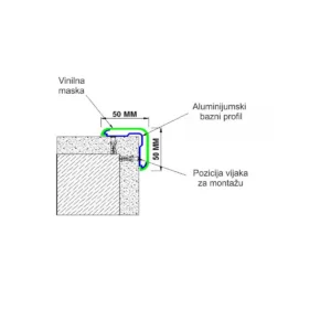 LZZ AR-CG050 prof.L=1,2m-bež