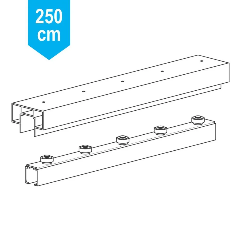 PVD POCKET g. šina 75mm 2,5m TS