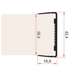 KP 48/ 38,4mm kant profil