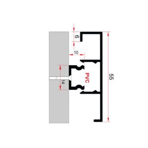 CP 55 218 aluminijumska cokla