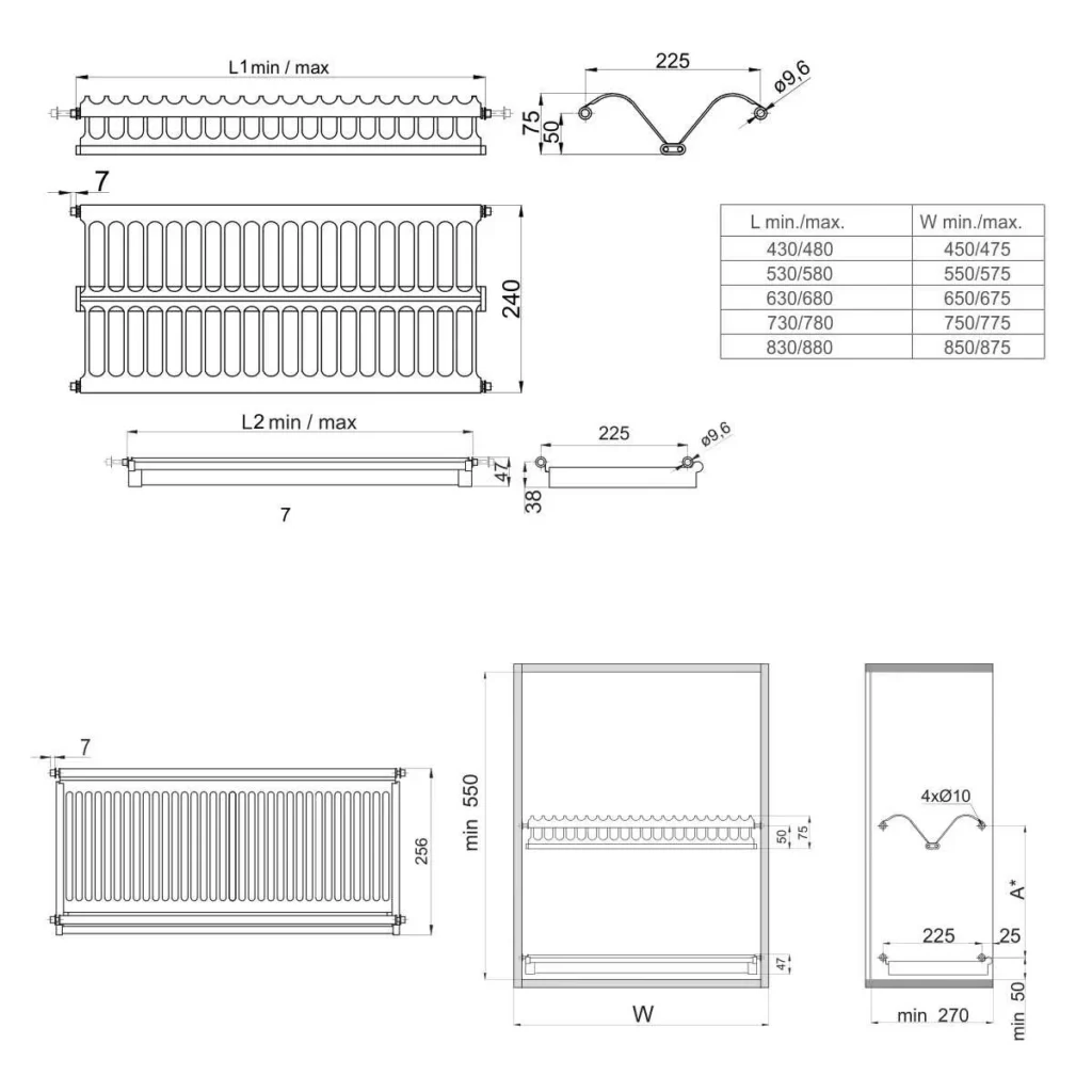 OG oceđivač 80cm (75-77,5) GTV