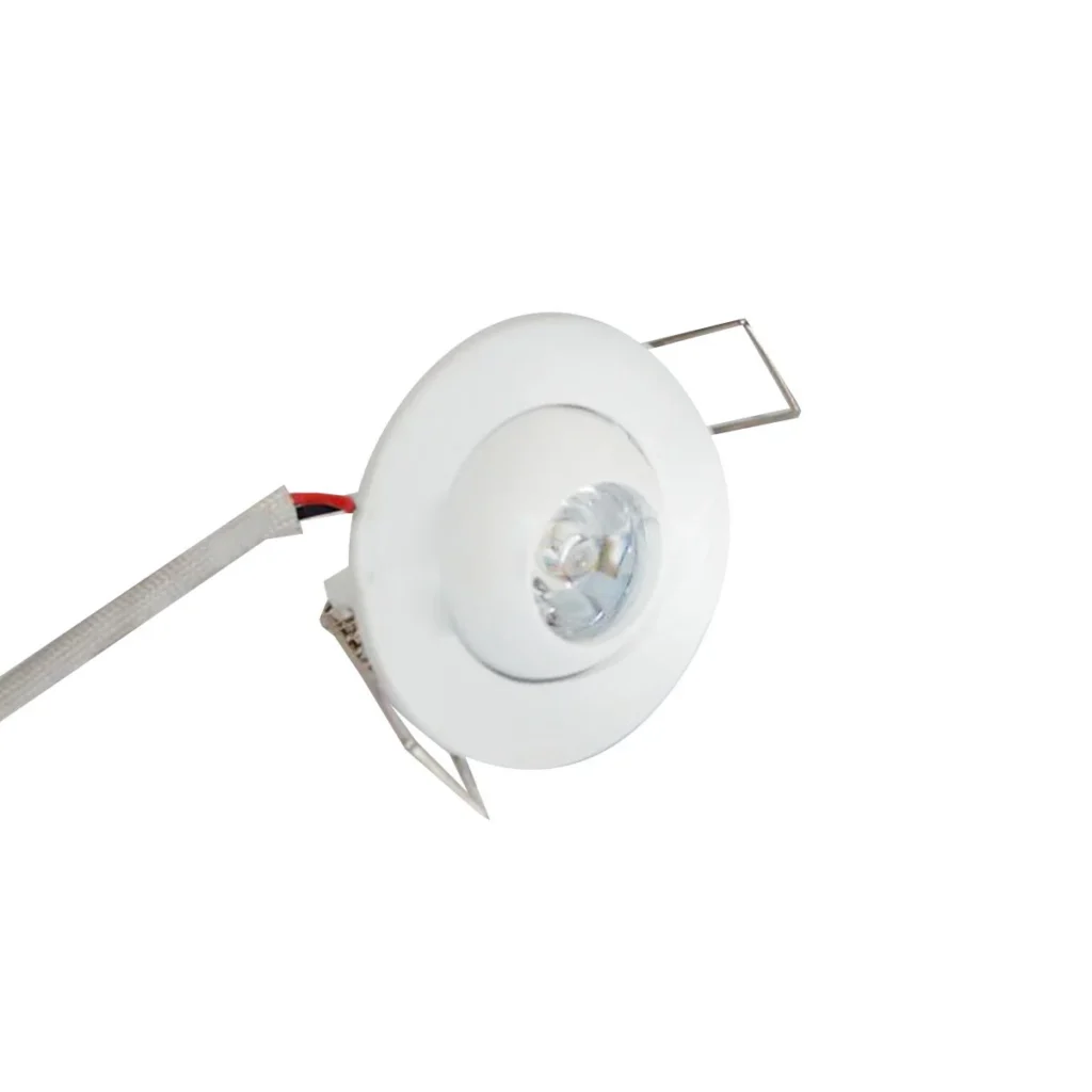 E-X svet.KD68-1W bela krug WH