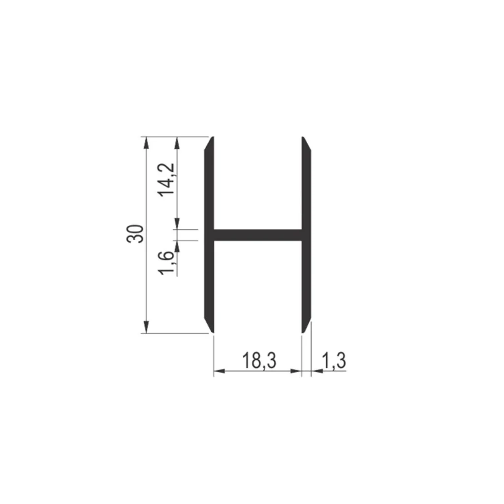 VP 1027-C vezni profil AL SB