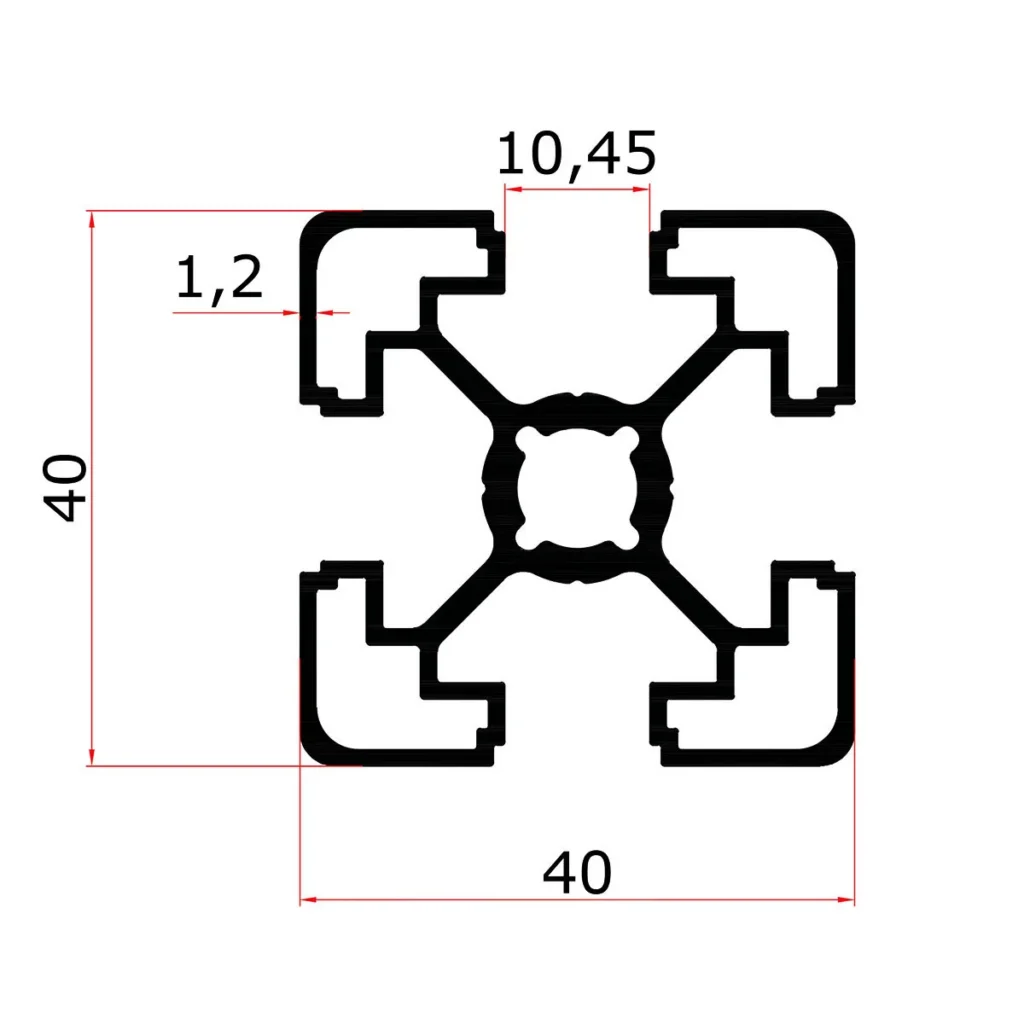 SIGMA 4013A profil-40×40 AL SM