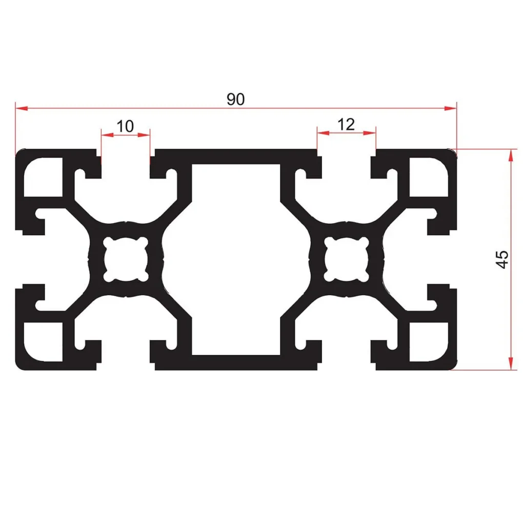 SIGMA 4001B profil-90×45 AL SM