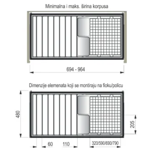 UP Premium polica – Model 3