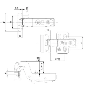 RAM 1007 šarka koleno usp CRNA