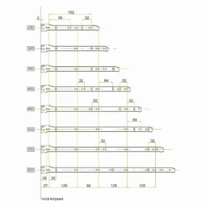OKL O klizač 350 beli FGV