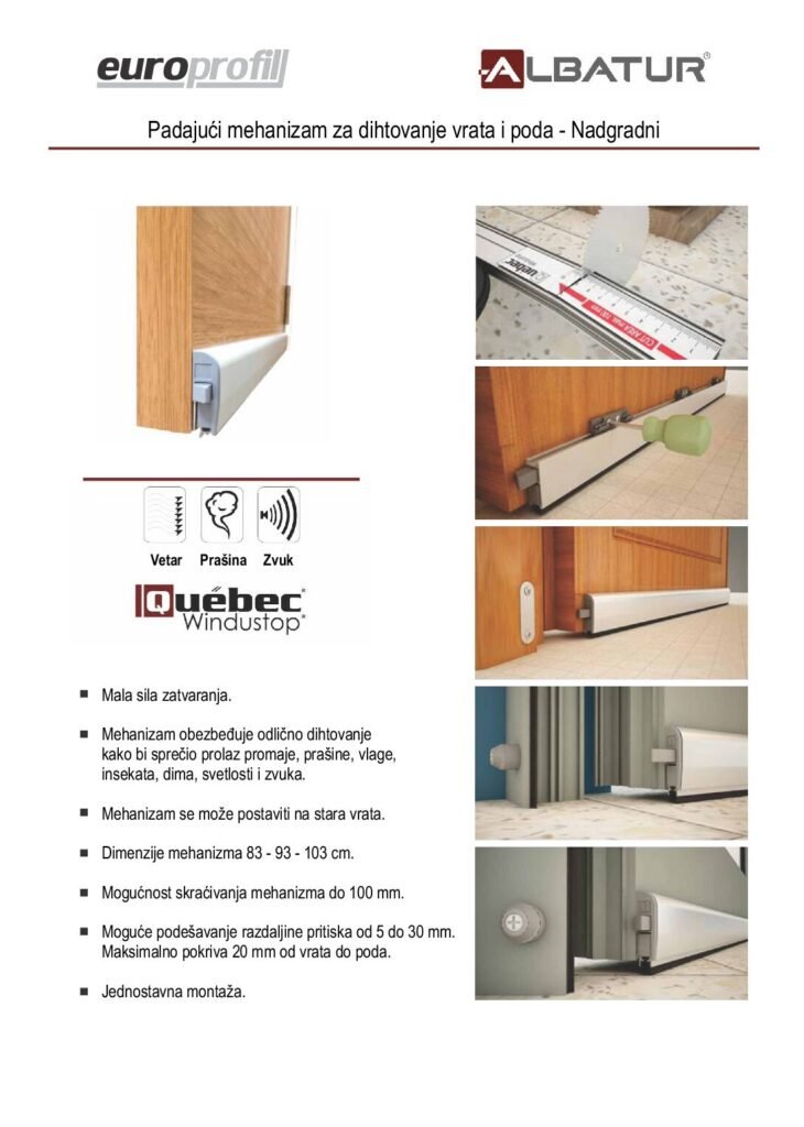 VD Pad.meh.za vrata N 83cm ALB