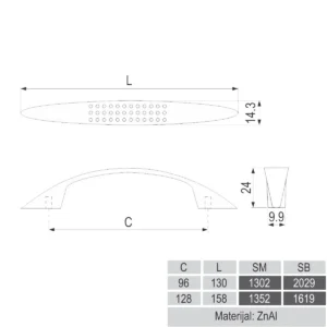 ORN N 128 ruč.K415 mat MT