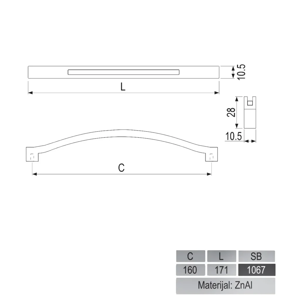 ORN N 160 ruč.LN sjaj MT