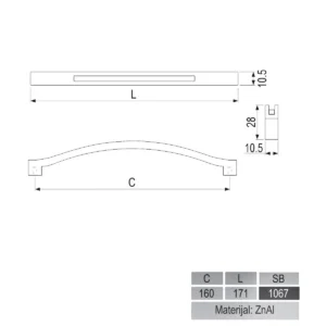 ORN N 160 ruč.LN sjaj MT