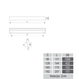 ORN N 128 ruč.LD sjaj MT