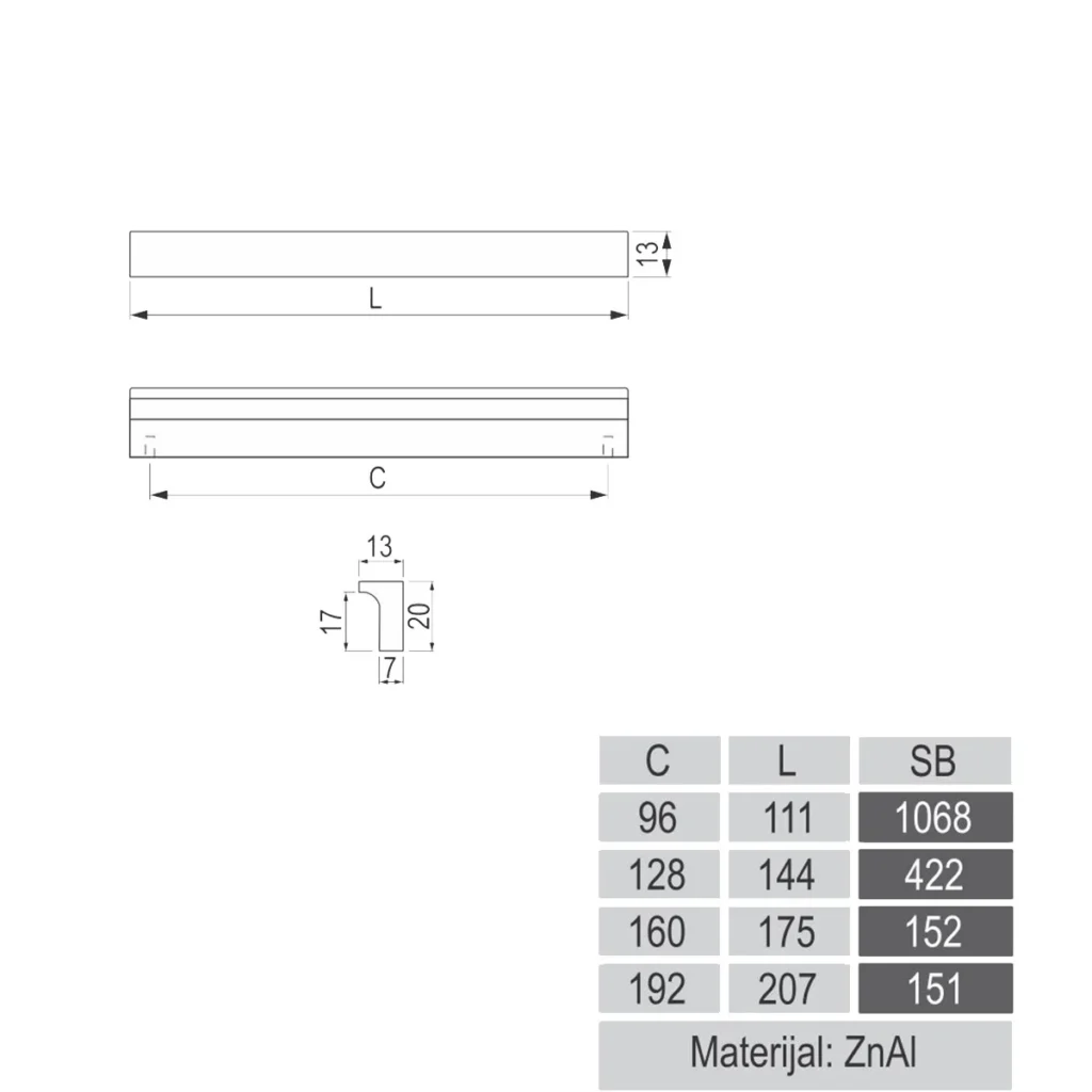 ORN N 192 ruč.LD sjaj MT