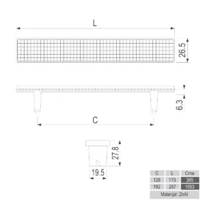 ORN N 128 ruč.RD crna MT