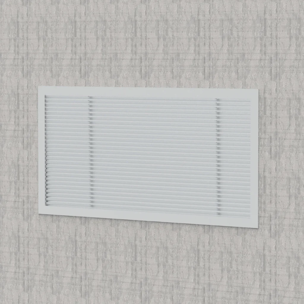 Ventilaciona rešetka plitka – na meru