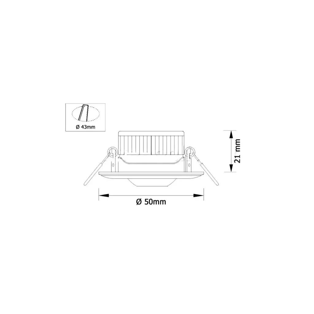 E-X svet.KD68-1W crna kockaWW