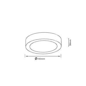 E-X svet.nadg.SJ-9W krug WH