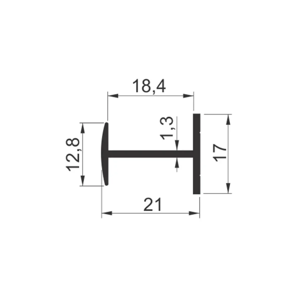 VP 1026-H vezni profil AL SB