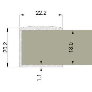 KP 35 L=2,7m kant.ukr.AL CRNA