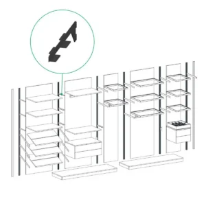 WI BD obostrani nosači drv. police ANT