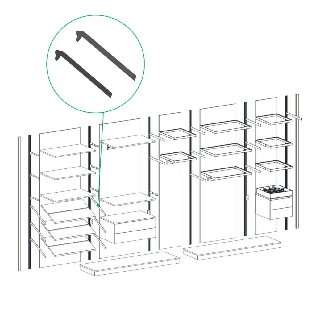 WI BD kosi nosač za obuću ANT