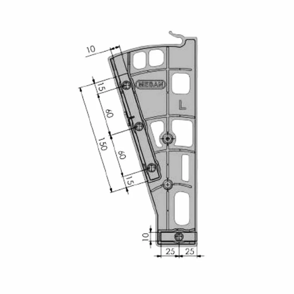 UP nosač za cipele 1r MS