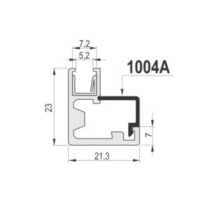 RAM 1004 A poklopac AL sjaj