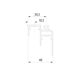 SGM PRM-100 donja šina AL BM