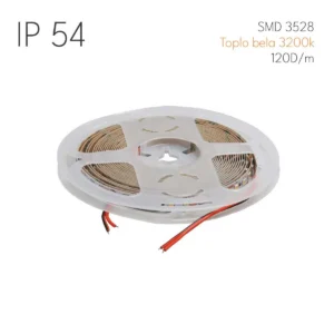 RAS LED traka 3528 WW 120D 8mm IP 54