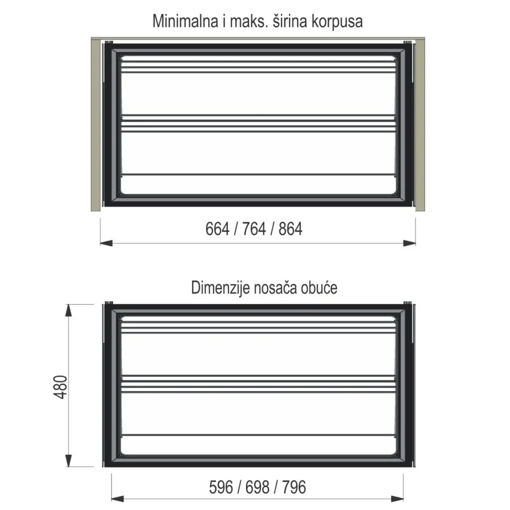 UP Premium polica – Model 4