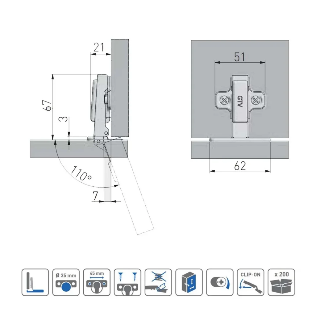 OŠ šarka 0 bez opruge GTV