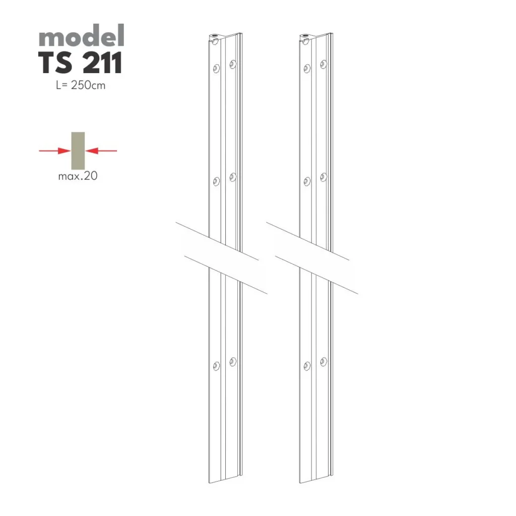 TS-211 zat.vrata deb.20mm max