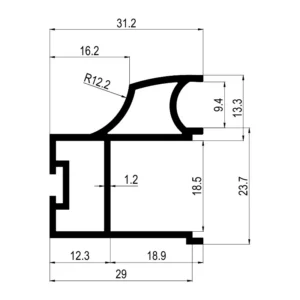 EP18-87 rukohvat AL BM L=5.0m