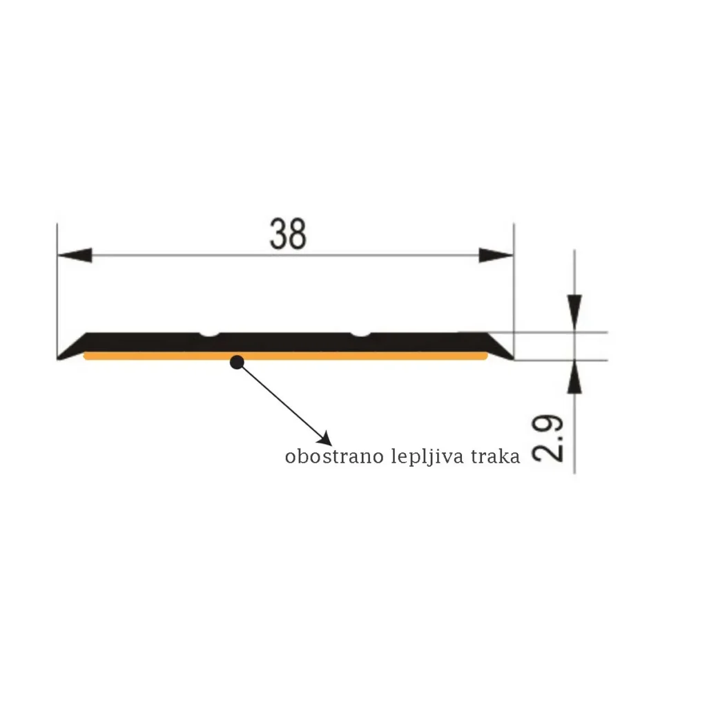 LIN 3051 SM L=2,70m al.profil