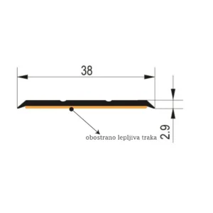 LIN 3051 SM L=2,70m al.profil