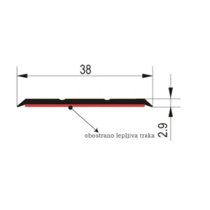 LIN 3051 BM L=1,80m al. profil
