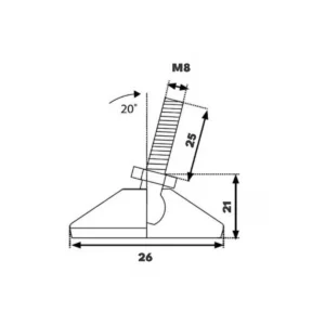 NIV nivelator podešavajući SI