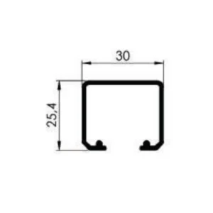PV MKK-100 g.šina L=2m AL SM