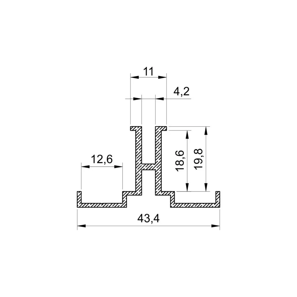 PANO 1068 N profil AL SM