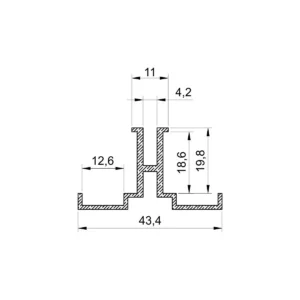 PANO 1068 N profil AL SM