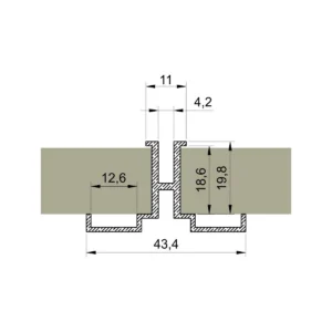 PANO 1068 N profil AL SM