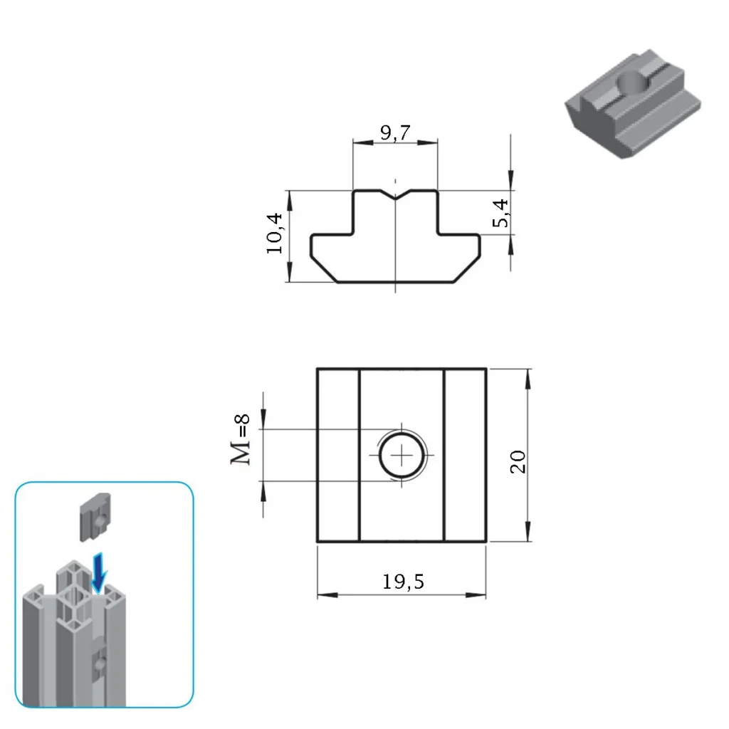 SIGMA T matica M8 45×45