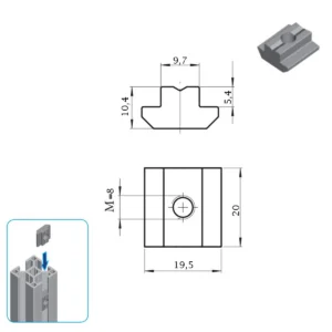 SIGMA T matica M8 45×45