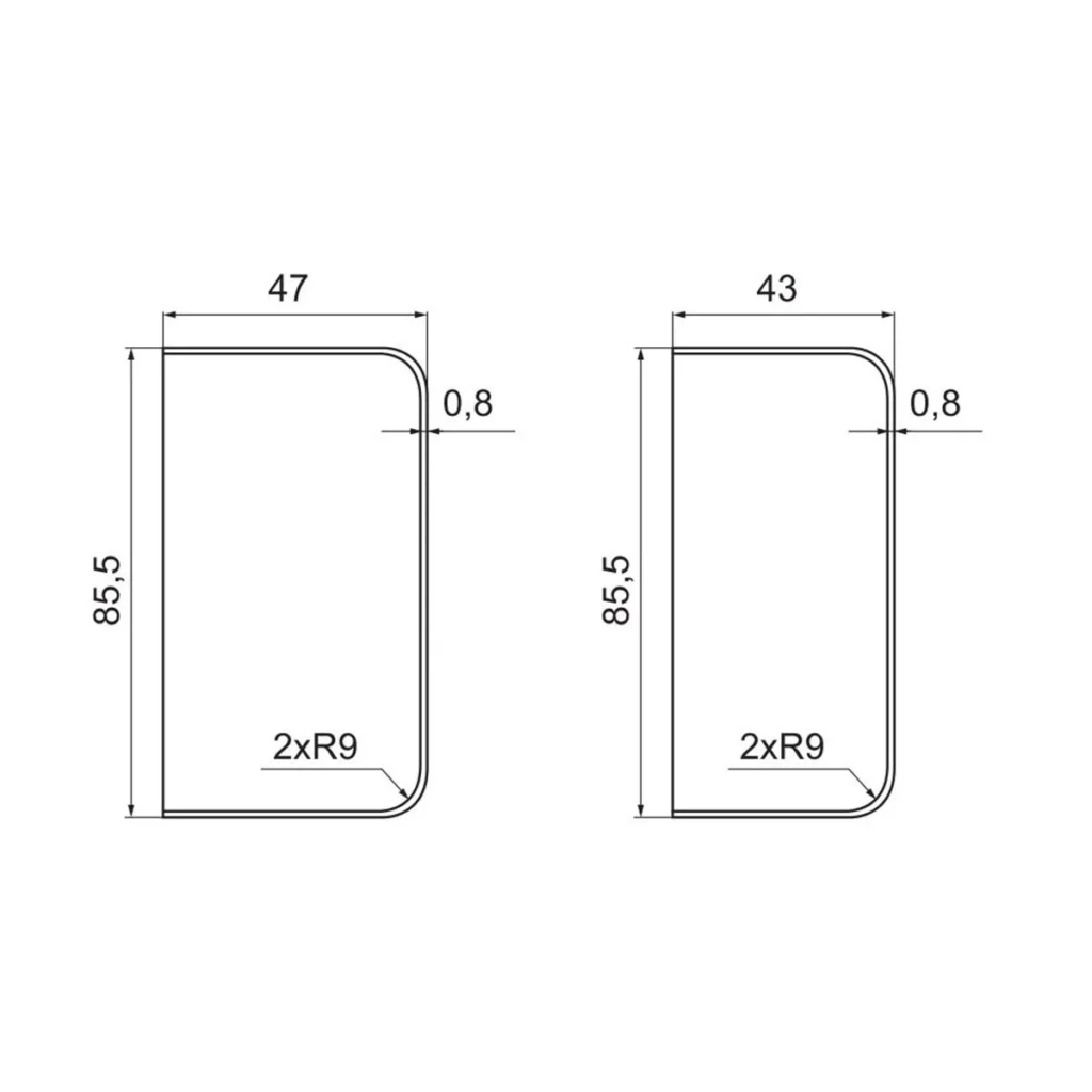 VŠ maska za “RIGA” šarku INOX