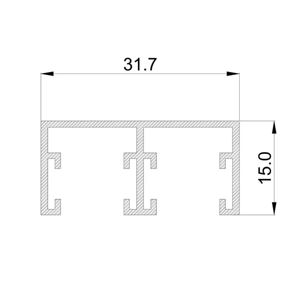 SS 2109 A gornja šina AL SM