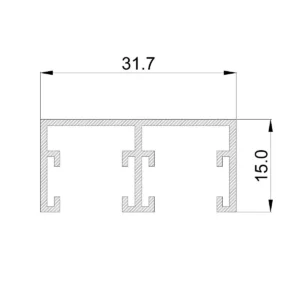 SS 2109 A gornja šina AL SM